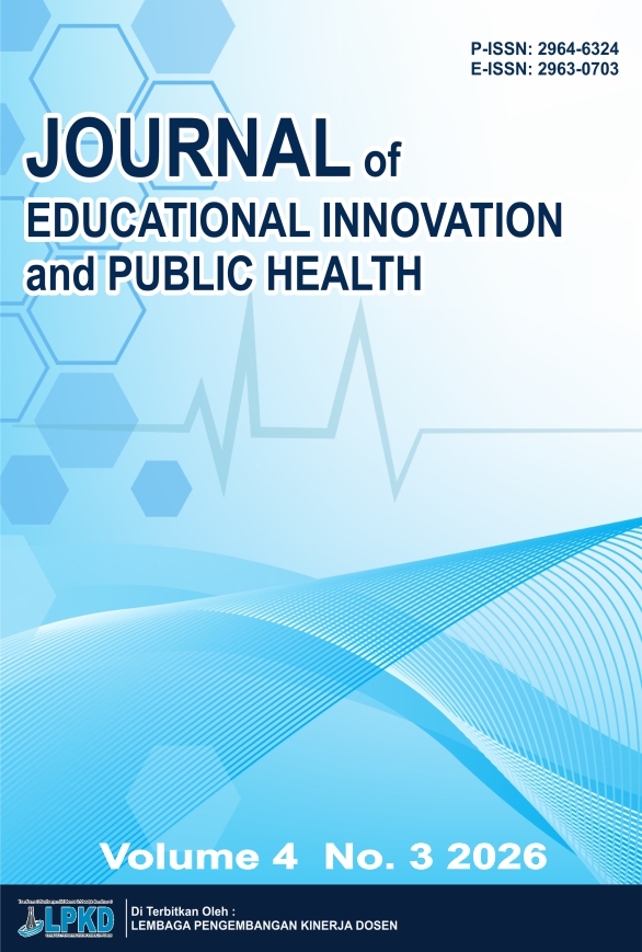 					View Vol. 4 No. 3 (2026): Juli: Journal of Educational Innovation and Public Health
				